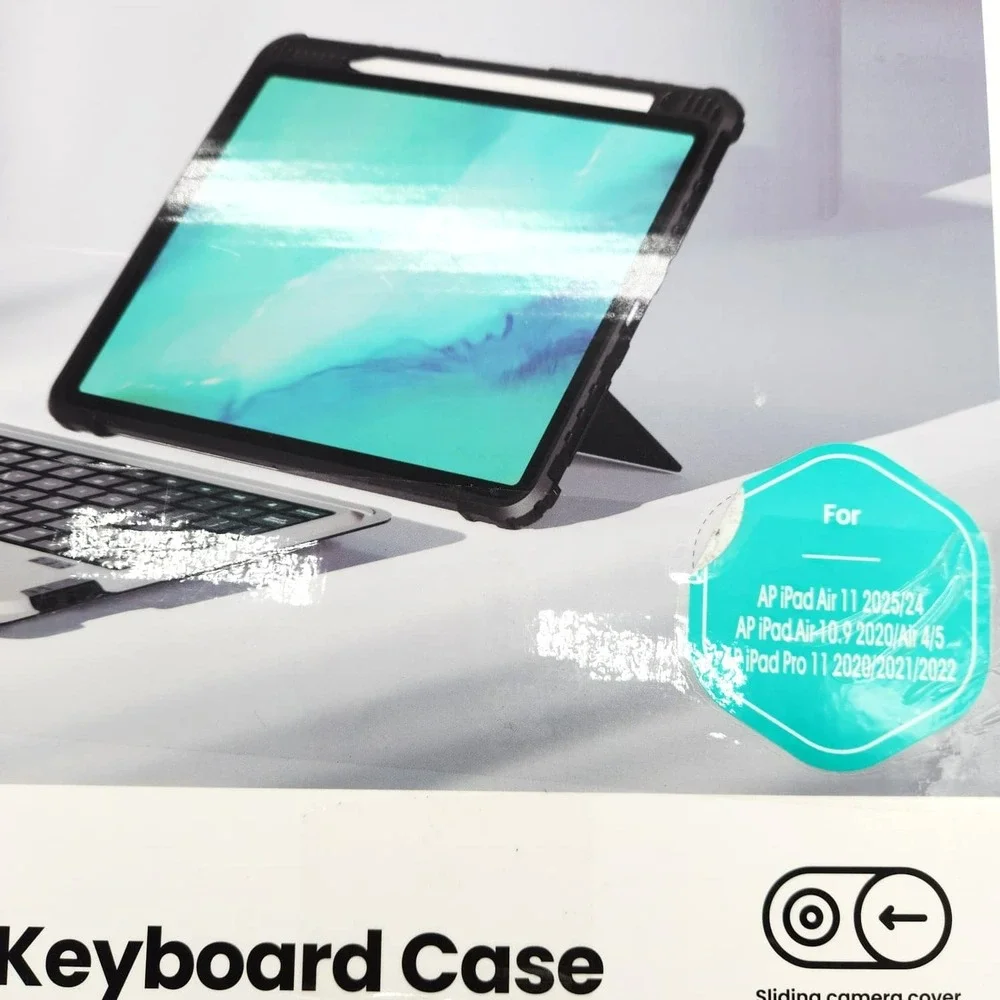 Keyboard Case for iPad Pro 11 iPad Air 4th 5th Gen Nillkin Trackpad‎ Cover Black